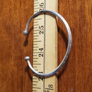 Mens Vintage Silver Cuff Bracelet